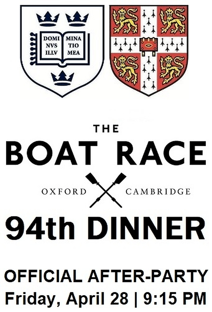 The 94th Oxford & Cambridge Boat Race Dinner